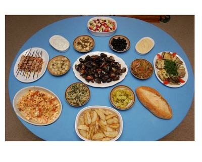 Sample dinner - Greece